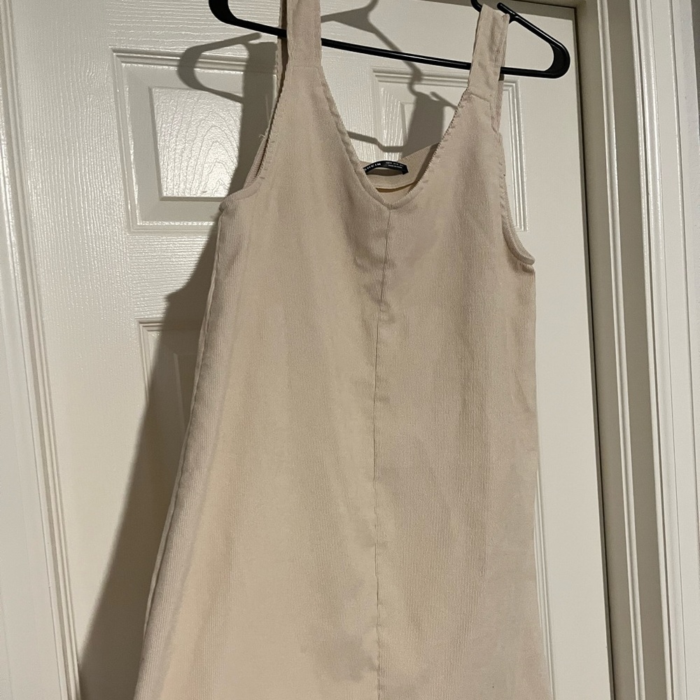 Shein corduroy solid overall dress